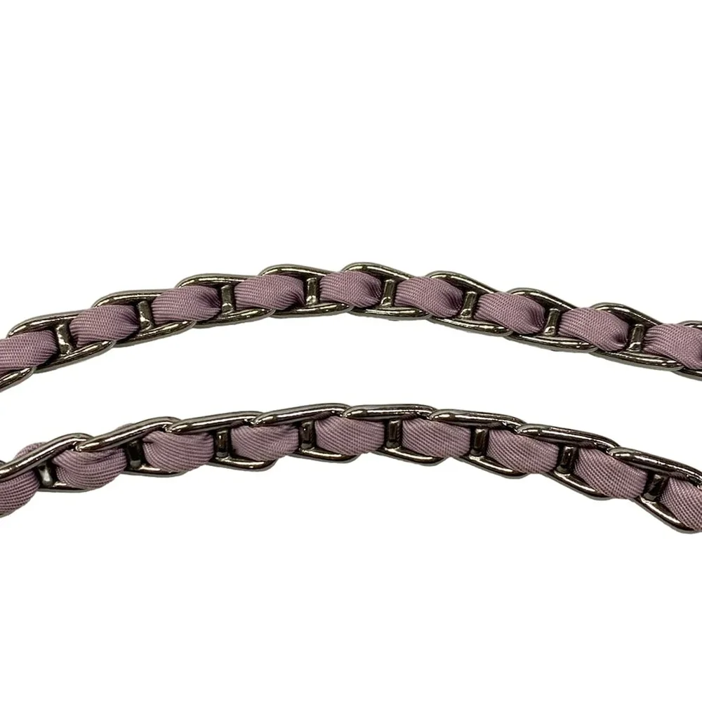Prada Handbag Light Purple Nylon Leather